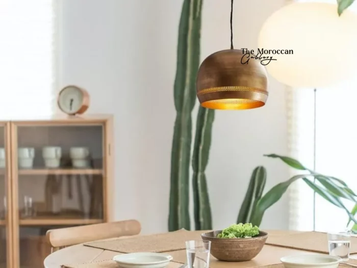 Gold Dome Lamp - TheMoroccanGallery.com