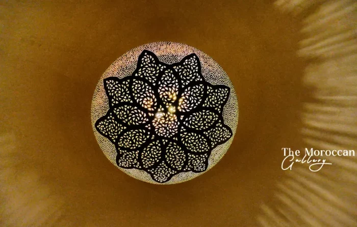 Brass Ceiling Lamp - TheMoroccanGallery.com