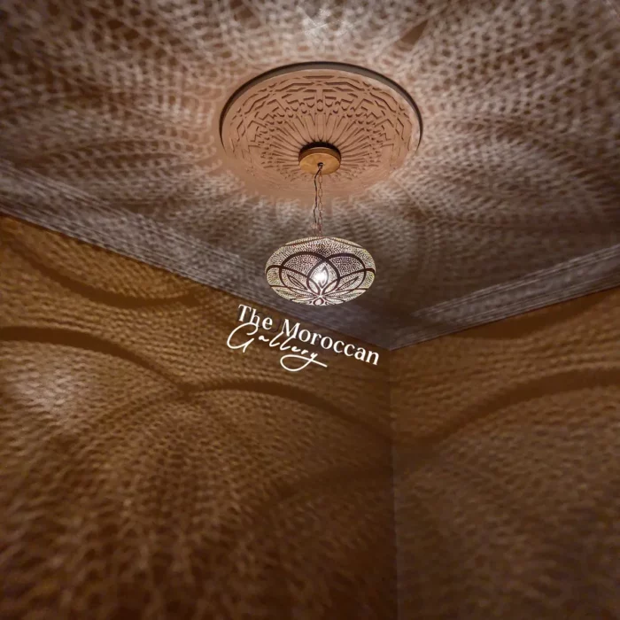 Brass Ceiling Lamp - TheMoroccanGallery.com