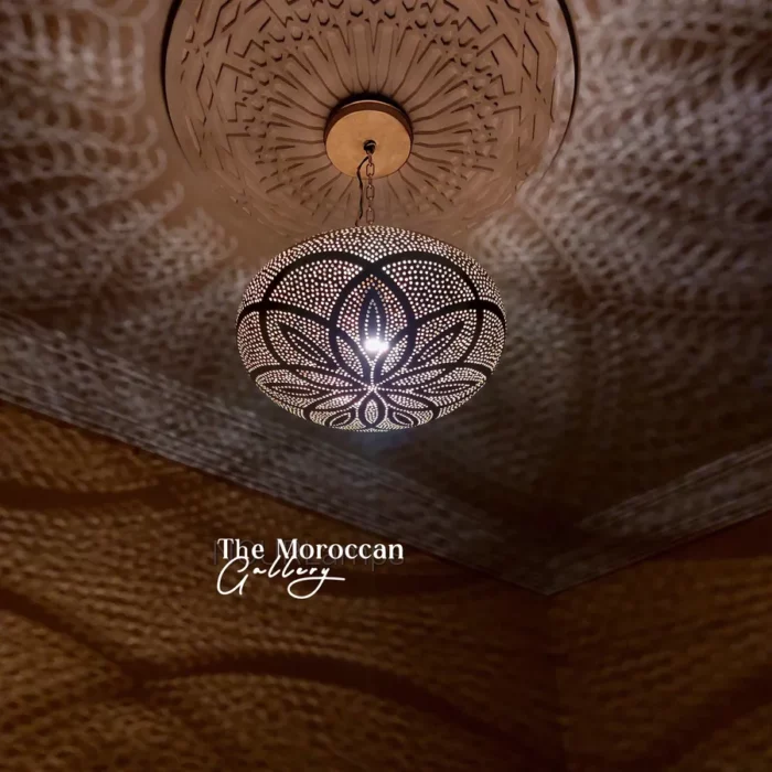 Brass Ceiling Lamp - TheMoroccanGallery.com