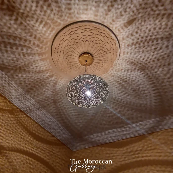 Brass Ceiling Lamp - TheMoroccanGallery.com
