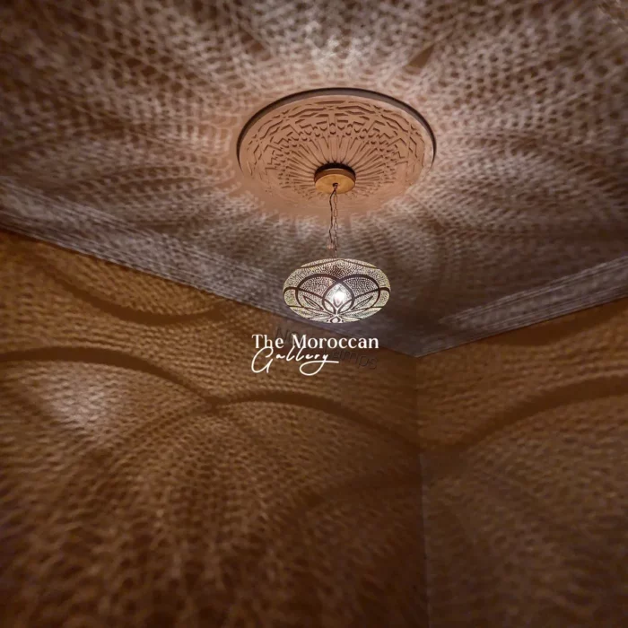 Brass Ceiling Lamp - TheMoroccanGallery.com