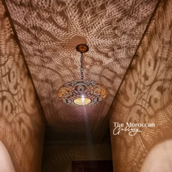 Brass Ceiling Lamp - TheMoroccanGallery.com