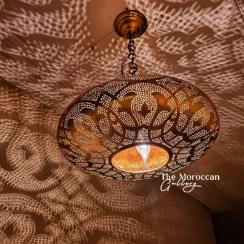 Brass Ceiling Lamp - TheMoroccanGallery.com