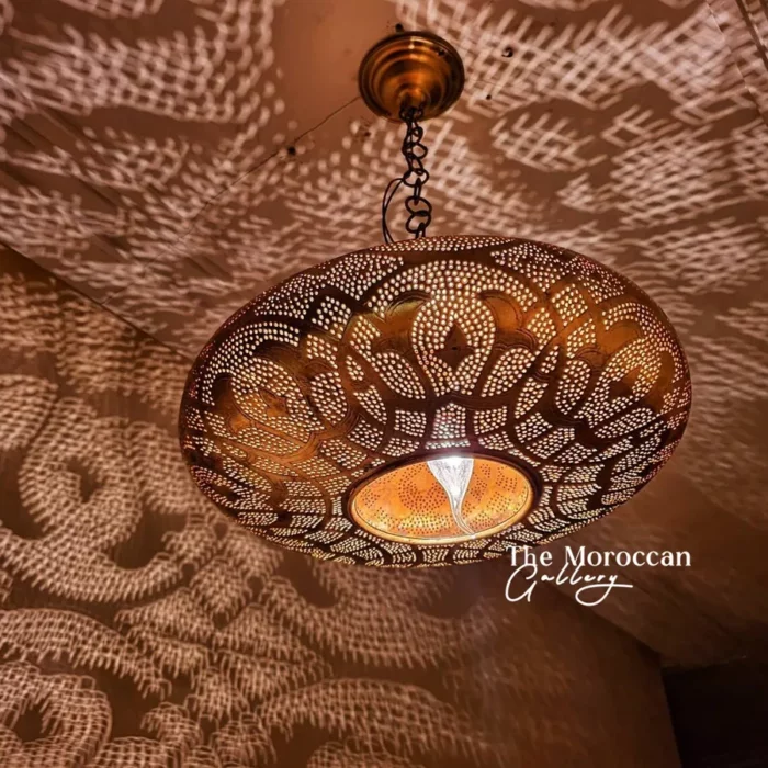 Brass Ceiling Lamp - TheMoroccanGallery.com