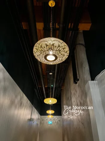 Brass Ceiling Lamp - TheMoroccanGallery.com