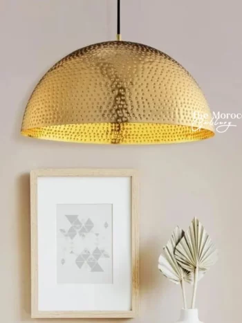 Gold Dome Lamp - TheMoroccanGallery.com