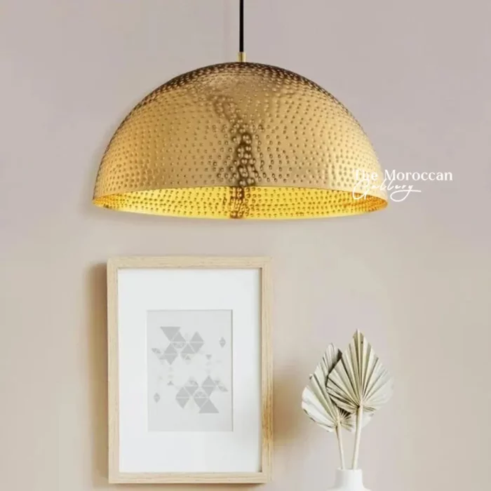 Gold Dome Lamp - TheMoroccanGallery.com