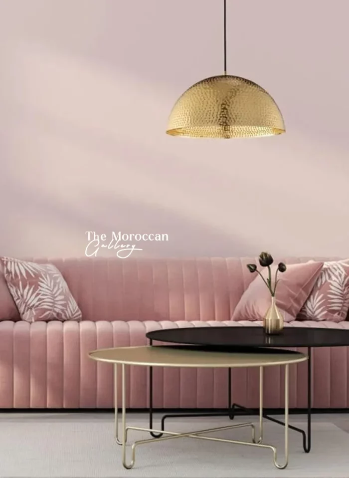 Gold Dome Lamp - TheMoroccanGallery.com