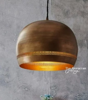 Gold Dome Lamp - TheMoroccanGallery.com